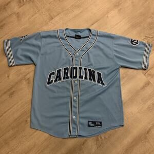 Vintage Y2K University of North Carolina Tar Heels UNC Baseball Jersey Men's L